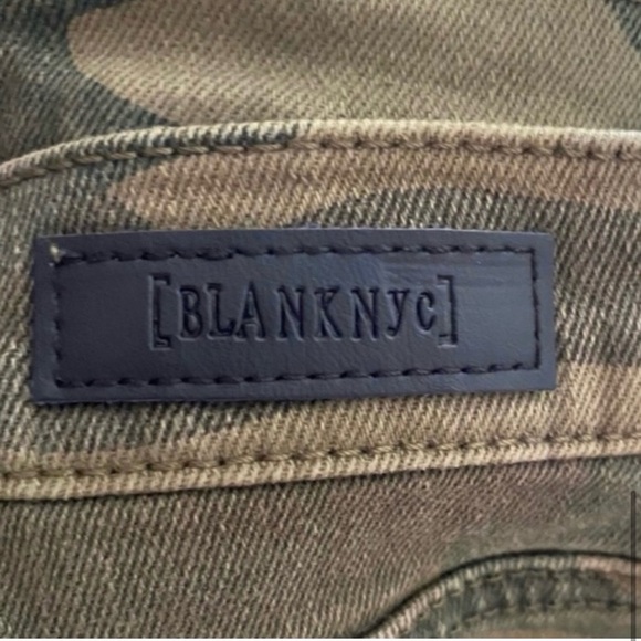 Blank NYC Revolve The Reade Crop Camo Camouflage Skinny Jeans Pants Size 30 - Picture 8 of 15